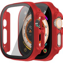 Microsonic Apple Watch Ultra 2 Kılıf Matte Premium Watchband Kırmızı