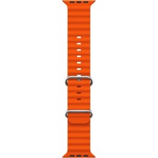 Microsonic Apple Watch Series 9 41MM Kordon Ocean Band Turuncu
