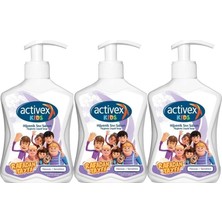 Activex Antibacterial Sıvı Sabun Hassas/Sensitive 300ml Pompalı (Rafadan Tayfa Serisi) (3 Lü Set)