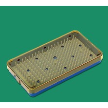 Barışhan Medikal Sterilizasyon Konteyneri 16X7 cm Mikrovasküler Plastik Cerrahi Dezenfeksiyon Alet Mikrocerrahi Plastik Konteyner