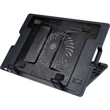 Powermaster NB339 120MM Fan Notebook Soğutucu (9 Ile 17 Notebooklar Ile Uyumlu) Siyah