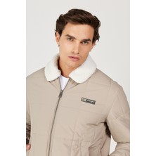 Wrangler Regular Fit Normal Kesim Kahverengi Sherpa Bomber Ceket