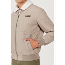 Wrangler Regular Fit Normal Kesim Kahverengi Sherpa Bomber Ceket