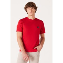 Wrangler Regular Fit Normal Kesim Bisiklet Yaka %100 Pamuk Bej Tişört