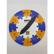Lumos Dekor Renkli Daire Saat Puzzle