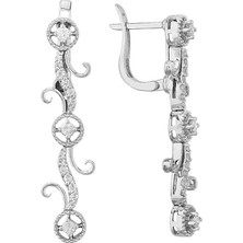 Sirius Pırlanta Pırlanta Taşlı Küpe 0406E0012