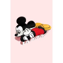 New Obsessions Mickey Fare Asetat Mandal Saç Tokası