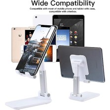 Paleon PLO-KTT99 Masa Üstü Telefon Standı & Masa Üstü Tablet Standı Kademeli Yükseklik Ayarlı Telefon Tutucu Stand6