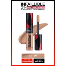 L'oréal Paris Infallible 24h Concealer - 328 Linen & L'oreal Cosmetics Mini Prime Lab