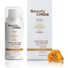 Beauty&More Amber Helios Spf 50+ DD Krem Formlu Güneş Kremi 50 ml Ethyl Ascorbic Acid+ Alpha Arbutin + Hyaluronic Acid + Amber Powder