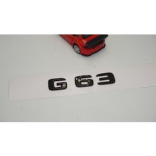 Dk Benz G63 Bagaj Parlak Siyah Abs 3m 3D Yazı Logo