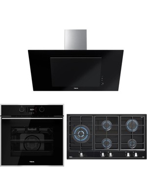 Teka Siyah Ankastre Set (Hlb 840 Ss  -Gzc 95320- Dvt 98660 Tbs Bk)