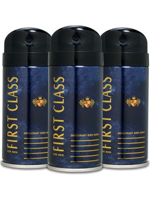 First Class Erkek Deodorant 3x150 Ml