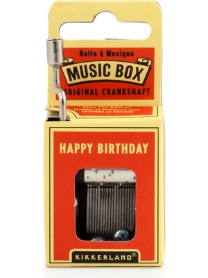 Kikkerland Müzik Kutusu Happy Birthday