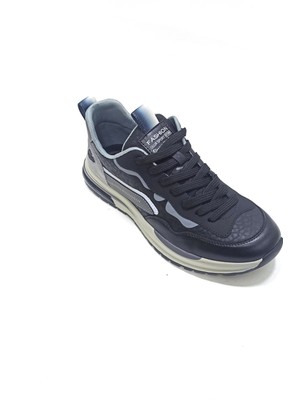 Guja Siyah Erkek Deri Sneaker Spor Ayakkabı