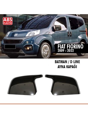 Nam Tuning Fiat Fiorino Yarasa Batman Ayna Kapağı Plastik Parlak Siyah 2009-2022