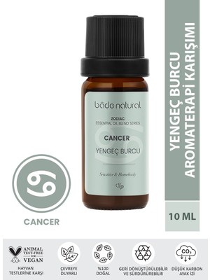 Bade Natural Yengeç Burcu Aromaterapi Yağı 10 ml