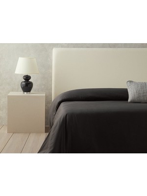 English Home Micell Pamuk Saten Çift Kişilik Nevresim 200X220 cm Antrasit