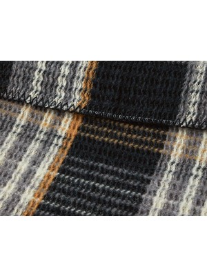 English Home Plaid Waffle Scotch Tek Kişilik Battaniye 150X200 cm Antrasit