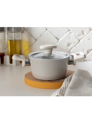 English Home Pretty  Mini Tencere 14 cm Bej