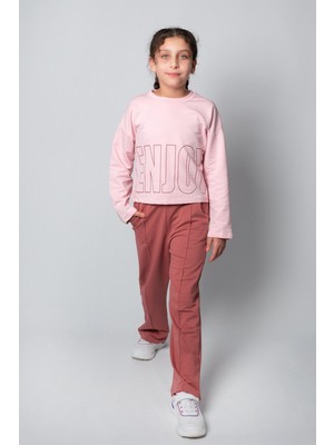 Zana Kids 6-13 Yaş Enjoy Kız Çocuk Alt-Üst Takım - Pembe