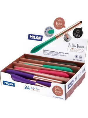 Milan 176593924 Stylus Copper Tükenmez Kalem 20 Adet