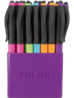 Milan 176592124 Stylus Colour Tükenmez Kalem 24 Adet