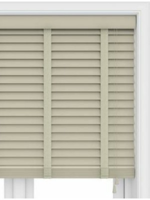 Wooden Blinds %100 Doğal Ahşap Jaluzi Perde 50mm, Alüminyum Kasalı Yüksek Kaliteli - Kurdelalı