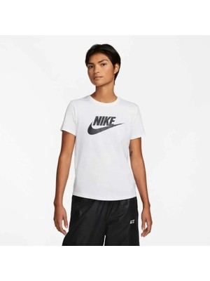 Nike Sportswear Kadın Tişört - DX7906-100 Klasik Kesim, Nefes Alabilir Kumaş, Günlük Rahat Kullanım