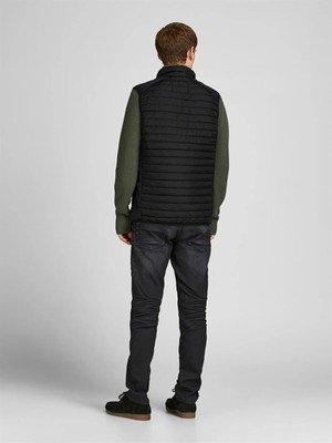 Jack & Jones Erkek Kapitone Ceket Jjemulti Siyah/black 13W13MULTI