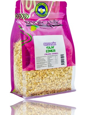 Beyorganik Doğal, Katkısız Organik Yulaf Ezmesi - 500 gr, Tekli Paket