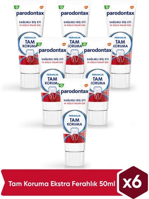 Parodontax Tam Koruma Ferahlık Diş Macunu 50 ml x 6 Adet