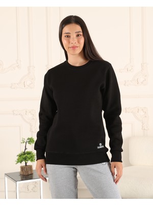 Espoir Plus Espoirplus Siyah Unisex Sweatshirt