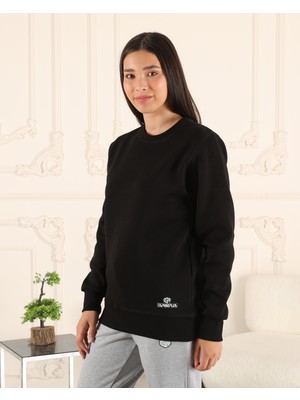 Espoir Plus Espoirplus Siyah Unisex Sweatshirt