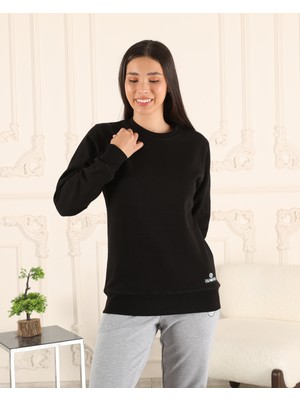 Espoir Plus Espoirplus Siyah Unisex Sweatshirt