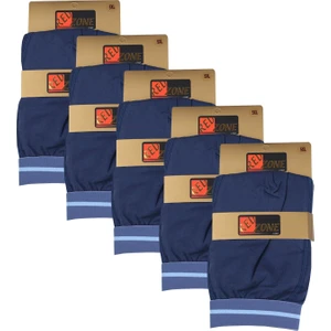 5 Adet Büyük Beden Redzone Likralı Boxer Indigo