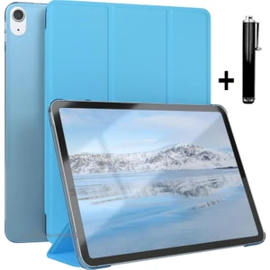 M.TK Moveteck Huawei Matepad 11.5 Inç 2023 Tablet Kılıf Smart Kapaklı Stand Özellikli Pu Deri Slim Zırh Arkası Şeffaf Kapak ve Kalem Set