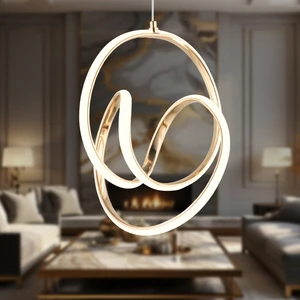 Ruby Krom 3 Renkli 48 Watt Kristal Ledli Modern Oturma Odası Salon Sarkıt Avize