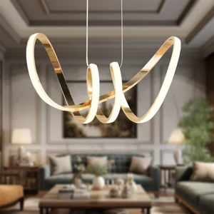 Jayla Krom 3 Renkli 61 Watt Kristal Ledli Modern Oturma Odası Salon Sarkıt Avize