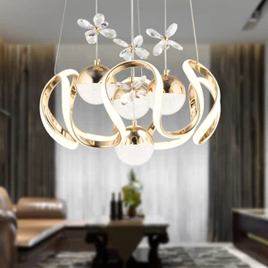 Jonas Gold 3 Renkli 103 Watt Kristal Ledli Modern Oturma Odası Salon Sarkıt Avize