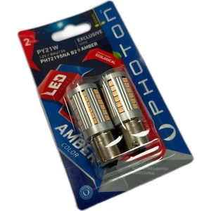 PY21W Tek Duy LED Exclusive Serisi PH7219 Sna Sinyal Ampülü (Amber)