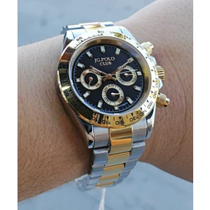 Jg.Polo Club Jg Polo Club Gümüş Erkek Kol Saati 5 Atm Su Geçirmez Paslanmaz Çelik Makine Garantili