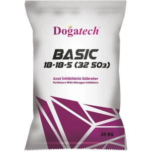 Basic 18-18-5 Granül Yavaş Salınımlı Çim ve Bitki Gübresi 25 kg