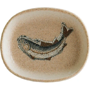 Bonna Experience Fish Hygge 10CM 4 Adet Oval Kase Seti