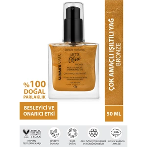 Bade Natural Nemlendirici Işıltılı Bronze Çok Amaçlı Vücut Yağı 50 ml