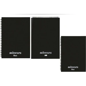 Keskin Color A4 60 Yaprak Spiralli Defter Karton Kapak Siyah Defter