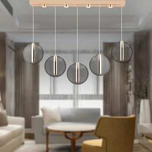Dustin 6'lı Yuvarlak 3 Renk 80 Watt Gold Kristal Ledli Modern Oturma Odası Salon Sarkıt Avize