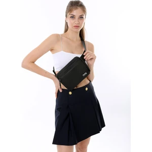 Motto Bag Klasik Unisex Waterproof Fermuarlı 2 Ana Bölmeli Bel Çantası & Omuz Çantası
