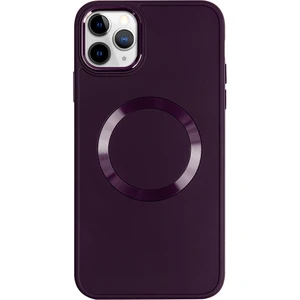 iPhone 11 Pro Max Magsafe Mat Mor Kablosuz Şarj Kılıfı