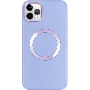 iPhone 11 Pro Max Magsafe Mat Lila Kablosuz Şarj Kılıfı